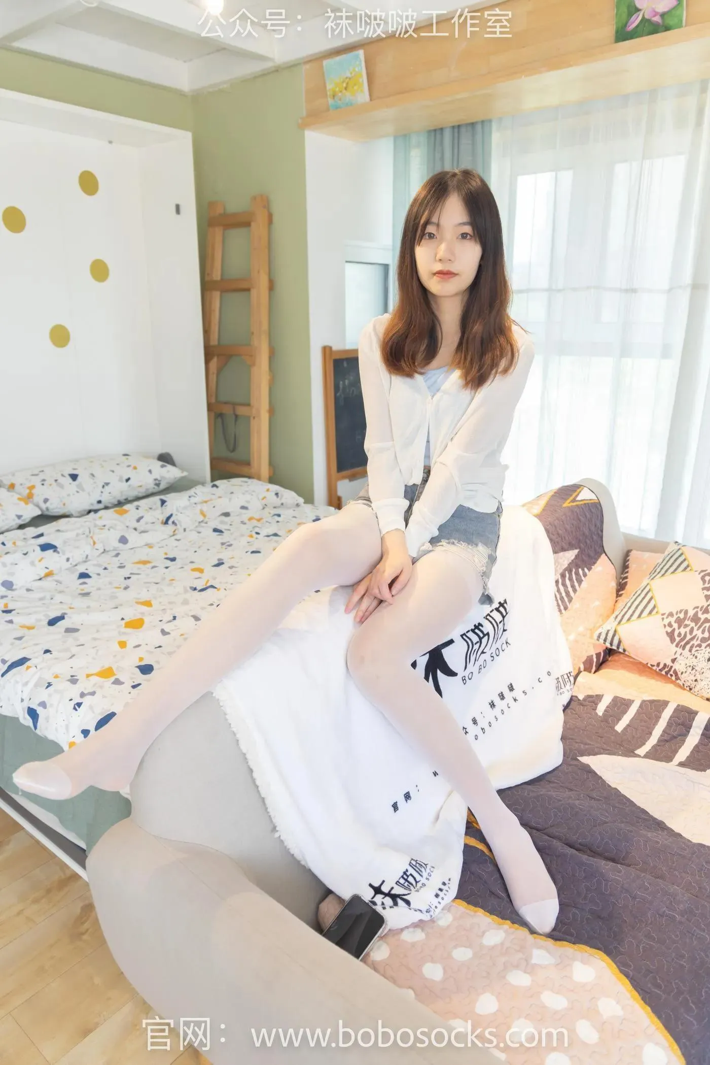 [BoBoSocks袜啵啵]NO.102 小甜豆-板鞋、白丝 [140P]插图9